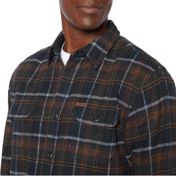 Orvis Men’s Heavyweight Soft 100% Co Flannel Shirt Side Pockets New M Only - Picture 3 of 5